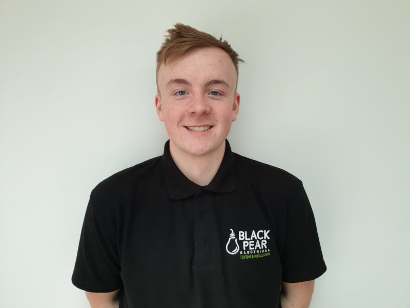 Black Pear Electrical | Bayley Preece, new apprentice at Black Pear Electrical